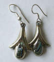 Mexican earrings inlaid with Abalone (Mex19)