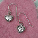 Silver Small  Heart Earrings  (SB0004) POM