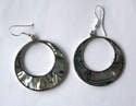 Mexican earrings inlaid with Abalone (Mex10)