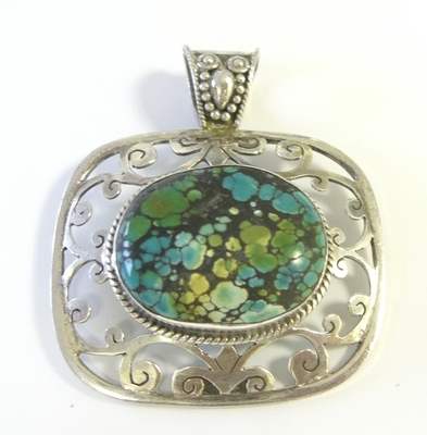 Turquosie Silver Pendant (TP06)