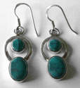 Turquoise Silver Earrings (TE10)