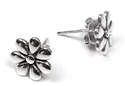 Sterling silver flower stud earrings (PS0104 )