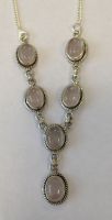 Moonstone Silver Necklace  (MN31)