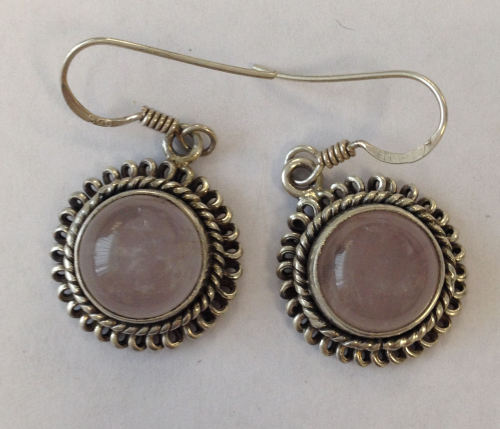 Moonstone Silver Earrings  (ME12)