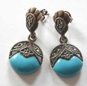 Turq earrings 3rd NEW