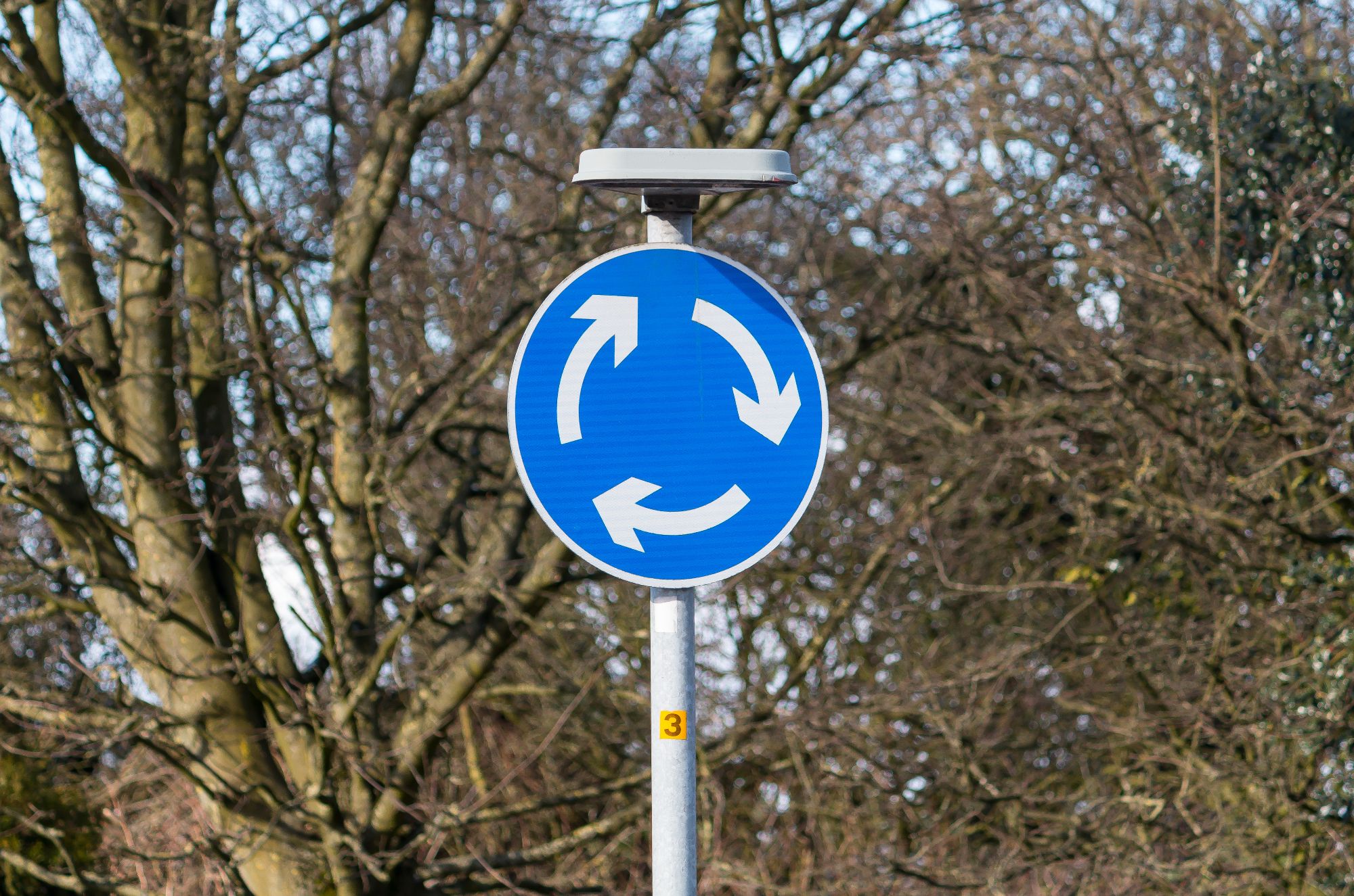dealing with mini roundabouts