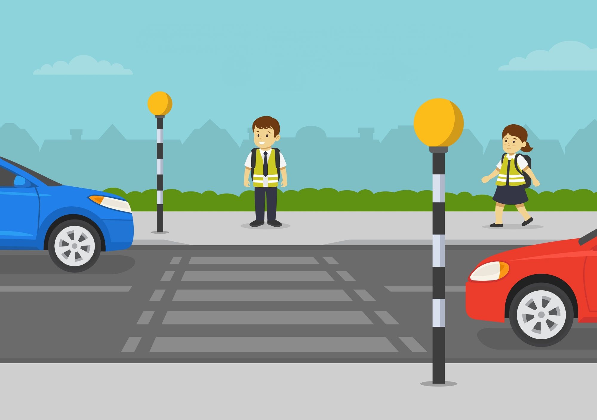what are the different pedestrian crossings