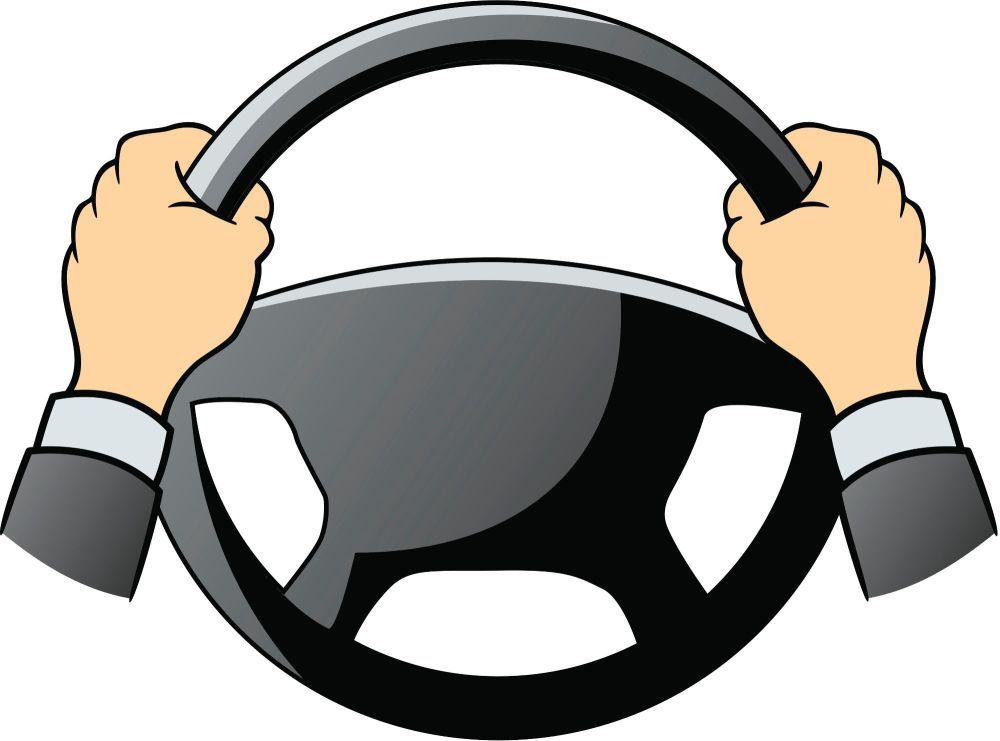 The reason for this is not just about control of the vehicle  In an emergency stop - when the car is braking suddenly, the weight of the car is thrown forwards.  Having both your hands on the wheel, acts as a shock absorber, and stops you being pushed forward on to the steering wheel.  This way you remain in control of the vehicle