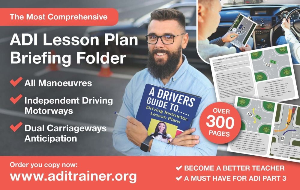 adi part 3 books training pack driving instructor