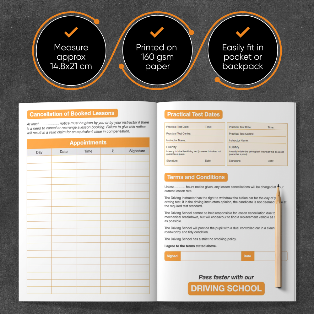 Driving Instructor Book and manuals