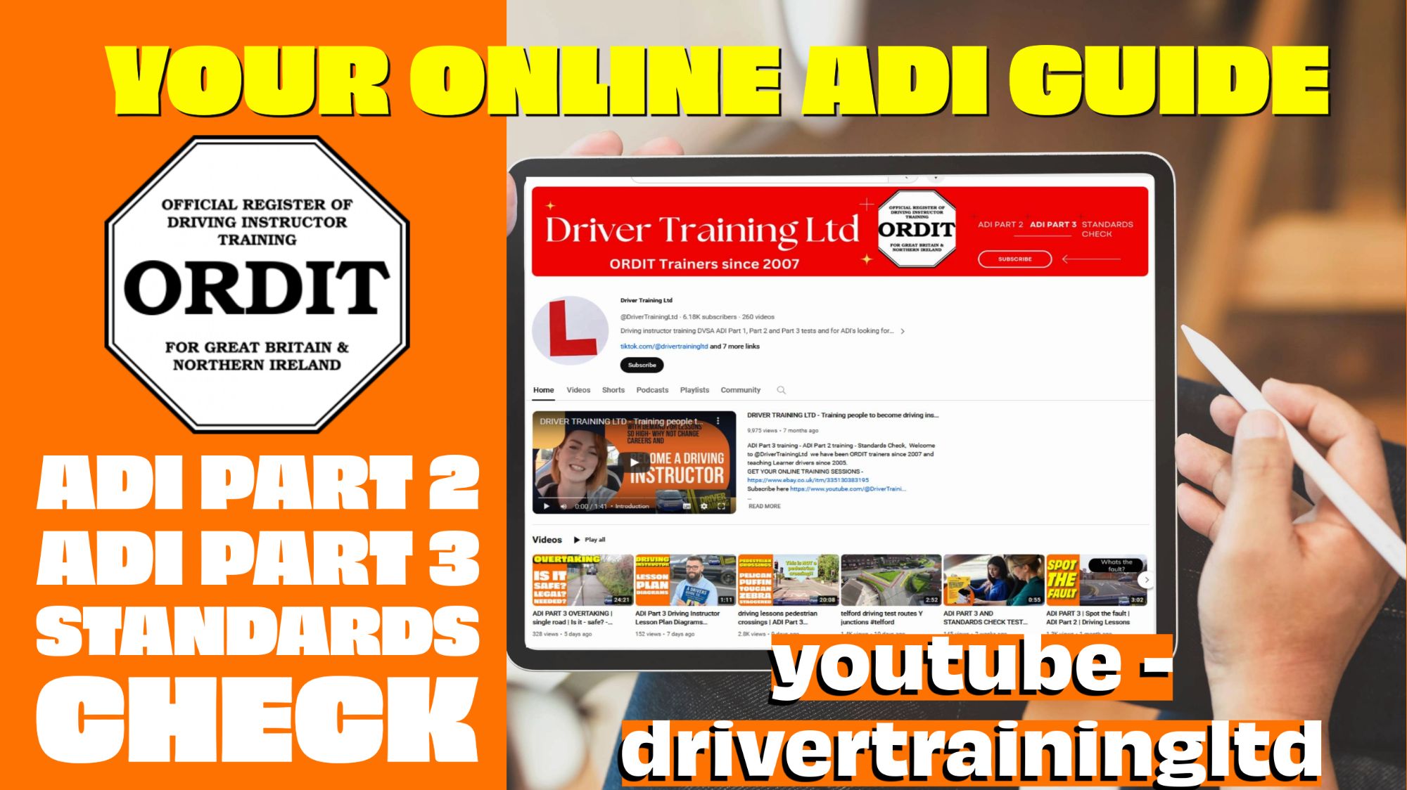 adi part 3 training youtube videos with driver training ltd for adi part 2, adi part 3, adi standards check test