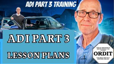 ADI Part 3 40 hrs 1 to 1 in car training with your own ORDIT trainer