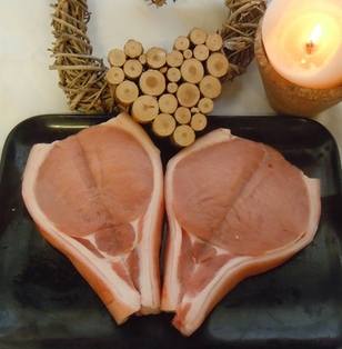 Valentines Pork Chops