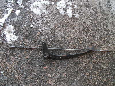 bsa bantam d10-d14-b175 rear brake pedal and rod 