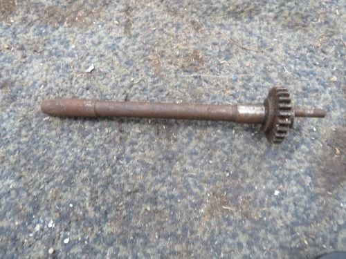 royal enfield crusader oil pump drive shaft with cog 