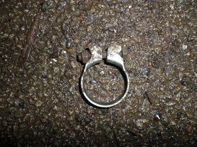 bsa bantam d1-d3-d5-d7-d10 exhaust clamp 