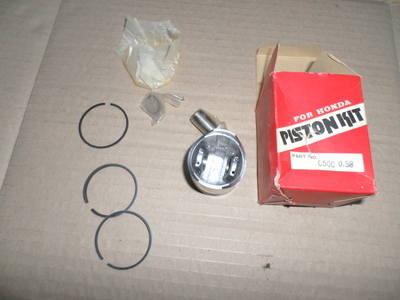 honda c50 piston kit new pattern 0.50 