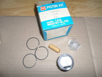 honda c50 piston kit new pattern 0.25