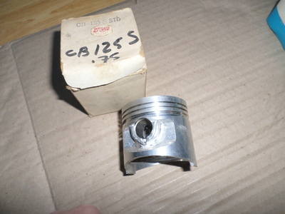 honda cb 125s piston new pattern 0.75 bare 