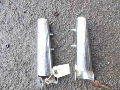 triumph t140headlight brackets chrome plated 