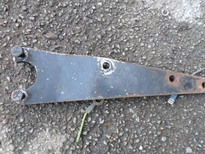 BSA B25 STARFIRE C25 BARRACUDA SILENCER AND FOOTREST MOUNTING  BRACKET