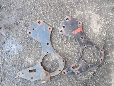 ajs matchless engine gearbox brackets dynamo modle 