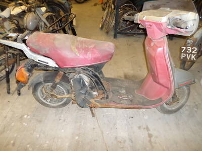 honda scooter 125cc 1985 spares or repair