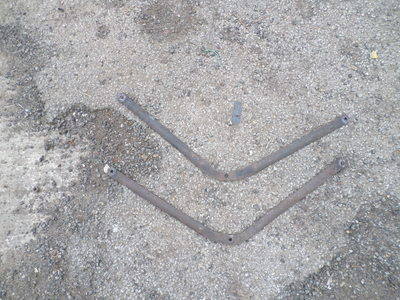 triumph tiger cub mudguard brackets 