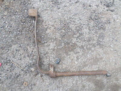 ariel arrow leader rear brake pedal