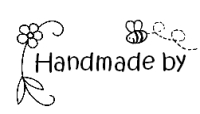 Handmade by stamp for kids