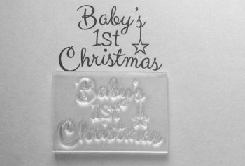 Baby's 1st Christmas 4.5cm 