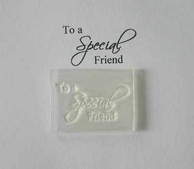 To a Special Friend, script
