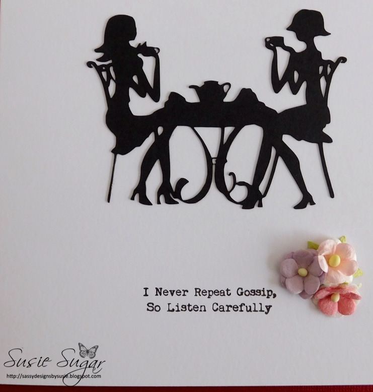 I never repeat gossip, clear typewriter stamp