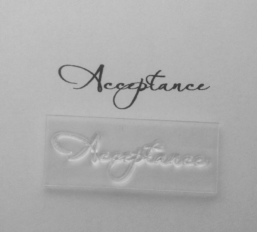 Acceptance script stamp
