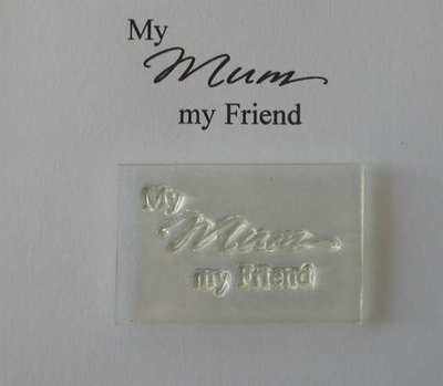 My Mum, my Friend, stamp