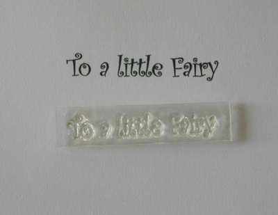 To a Little Fairy, stamp