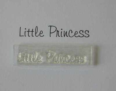 Little Princess, Little Words stamp