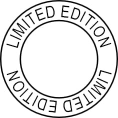 Limited Edition custom circle stamp