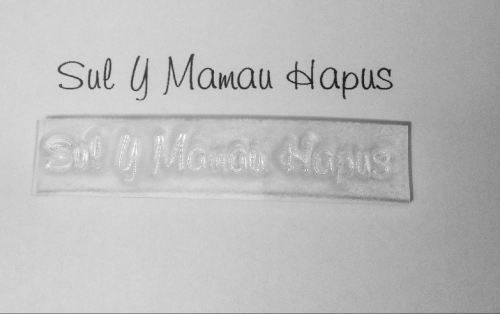 Welsh Happy Mother's Day stamp