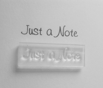 Just a Note stamp