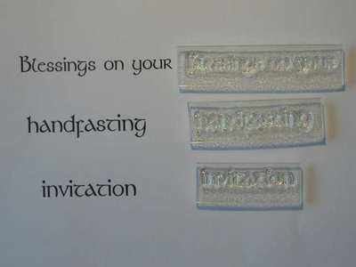 Pagan Handfasting Invitation stamps
