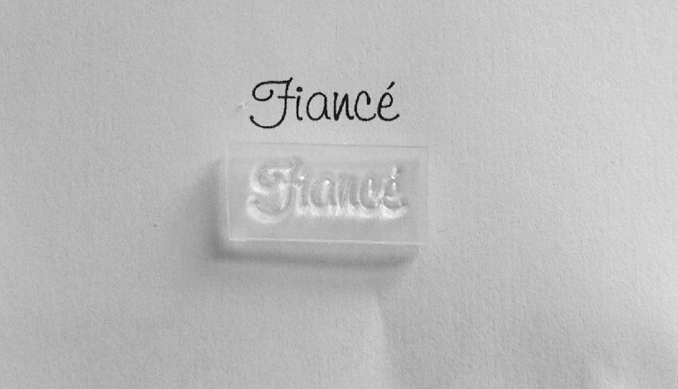 Fiancé stamp