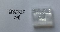 Sparkle On! Little Words stamp