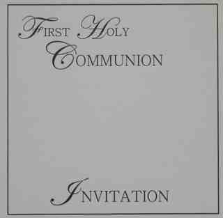holy communion invitation