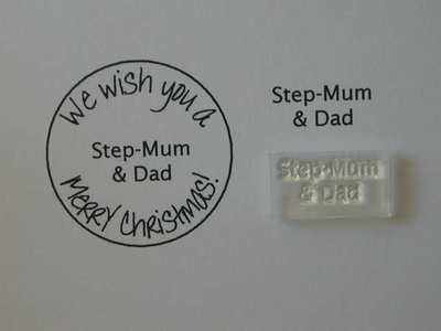 Step-Mum & Dad, tiny stamp