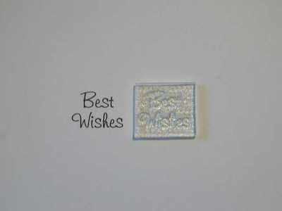 Best Wishes, Little Words stamp