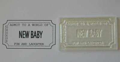Ticket stamp, New Baby