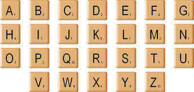 scrabble tiles