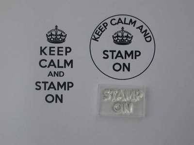 Stamp On, for Keep Calm and, stamps