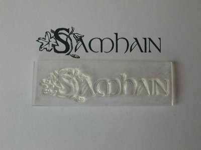 Samhain, decorative text stamp